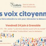 "Les Voix citoyennes" : Soirée jeux et ciné sur la Démocratie, le 24 juin à Grenoble
